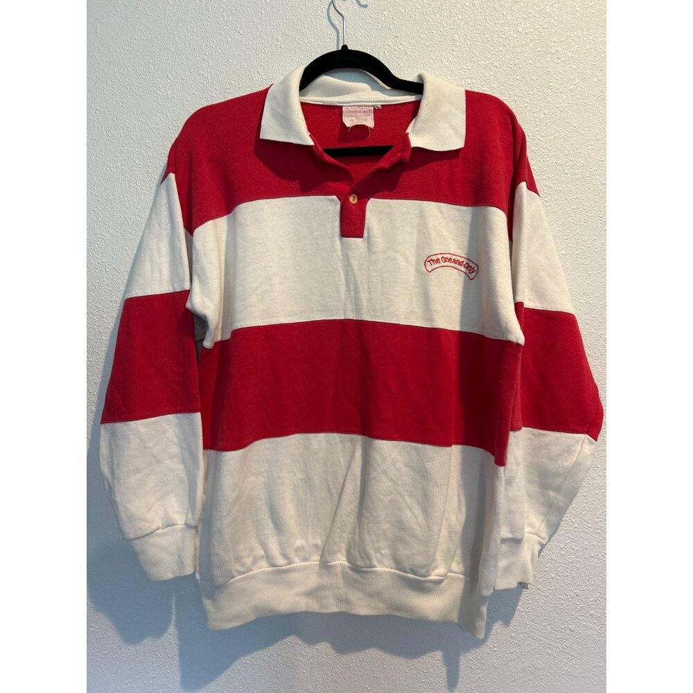 NEWCASTLE BROWN ALE Vintage Sweatshirt Rugby Breweriana